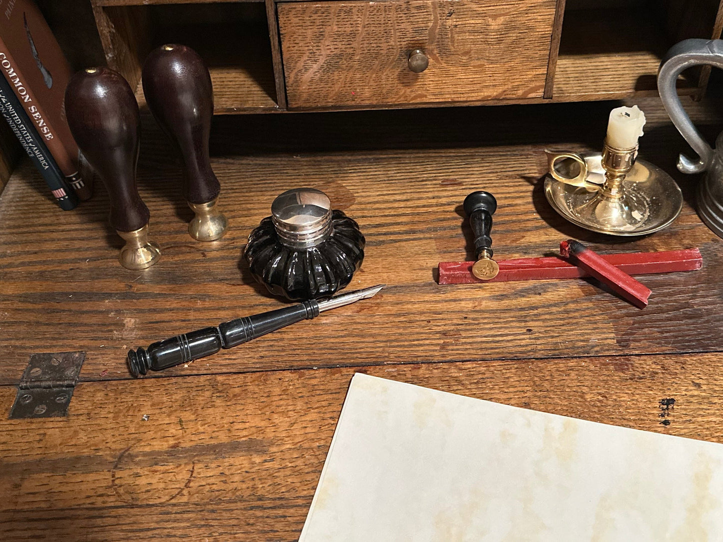Black Horn Writing Pen