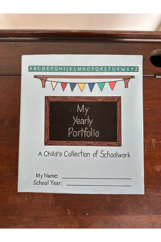 My Yearly Portfolio: A Child's Collection of Schoolwork