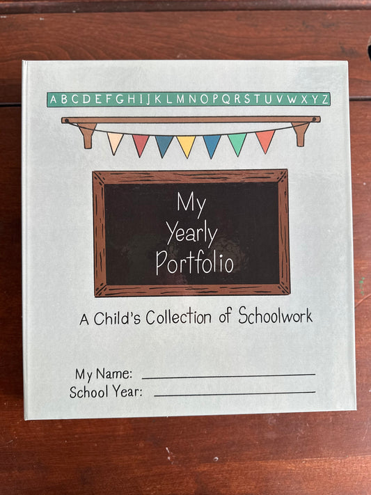 My Yearly Portfolio: A Child's Collection of Schoolwork