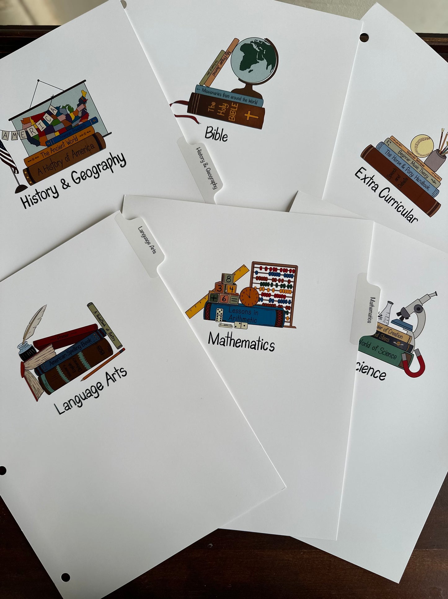 My Yearly Portfolio: A Child's Collection of Schoolwork