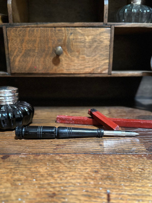 Black Horn Writing Pen