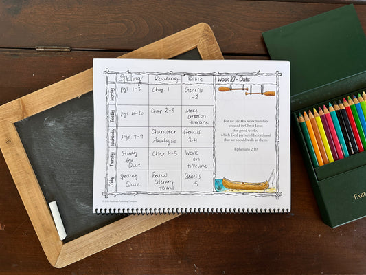 My Daily Lessons: An Heirloom Schoolhouse Lesson Plan Book